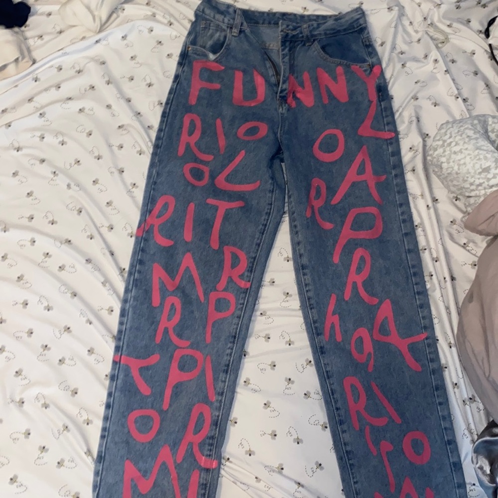 high waisted jeans